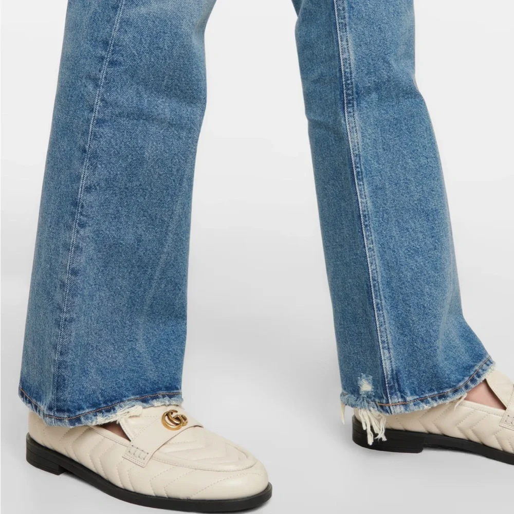 SOLD- CITIZENS OF HUMANITY Libby Flare High Waisted Bootcut Jeans In Big Sky - Picture 5 of 12